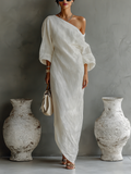 LAIA | Vestido Blanco marfil