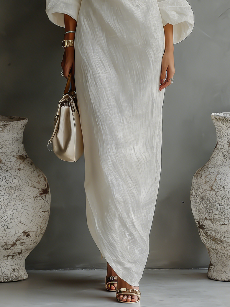 LAIA | Vestido Blanco marfil