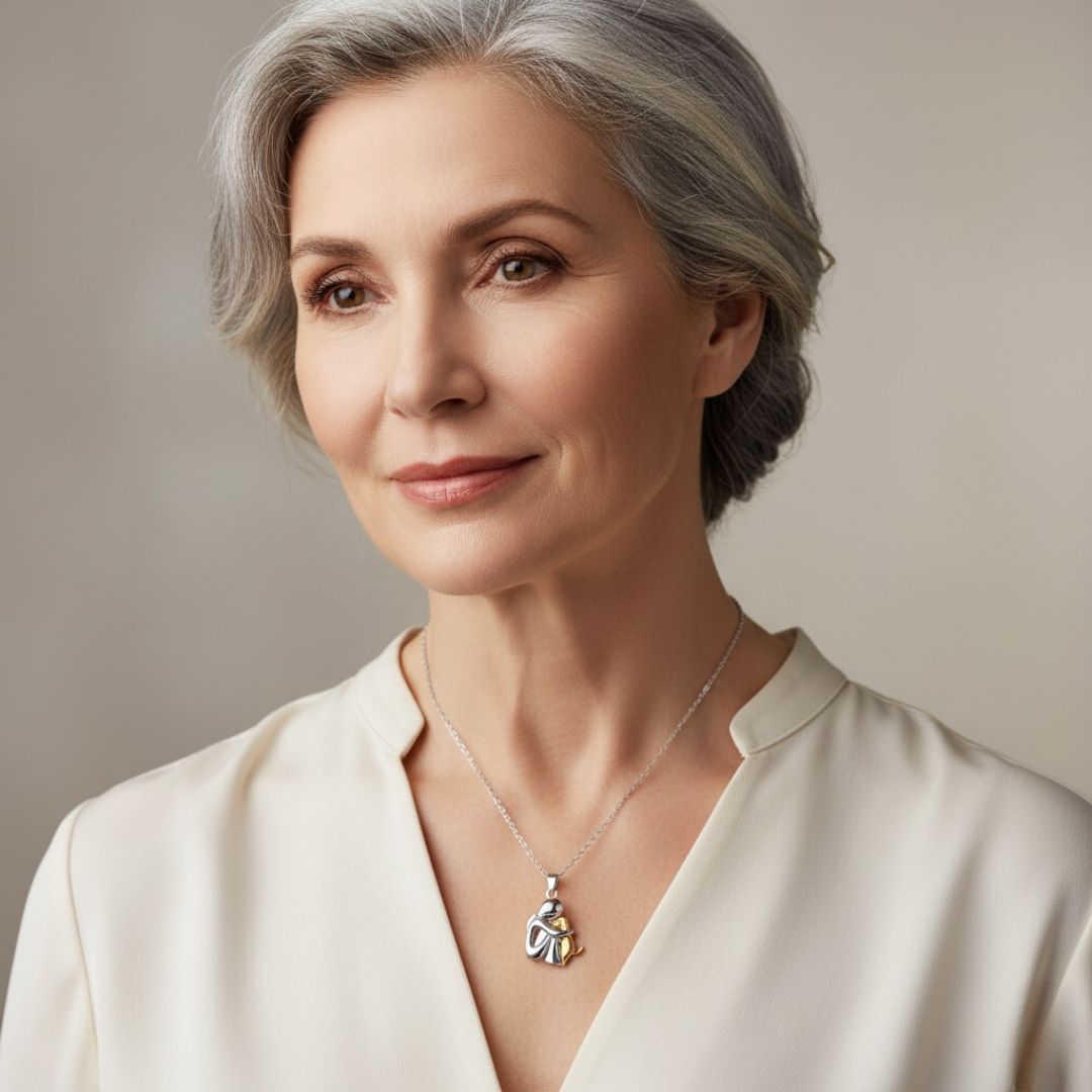 Olivia | Collar con colgante en forma de perro