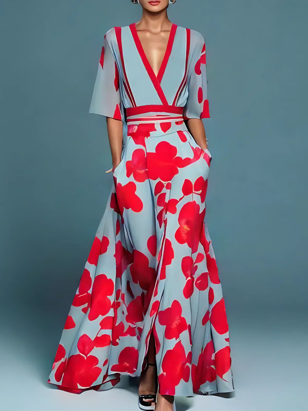 LEILA | Elegante Vestido de Flores