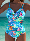 Azurea | Bañador estampado océano