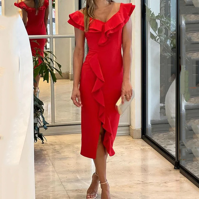 Lia | Vestido Elegante sin Mangas