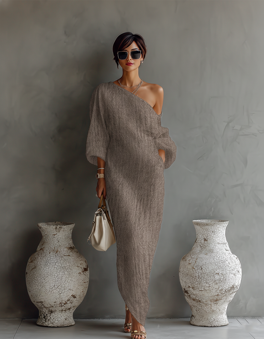 LAIA | Vestido Blanco marfil