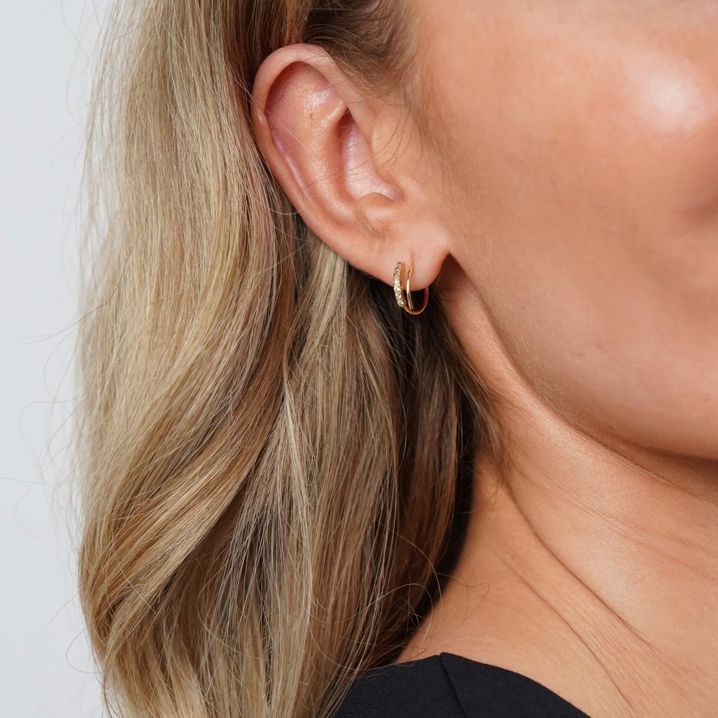 Pendientes Dobles de Cristal