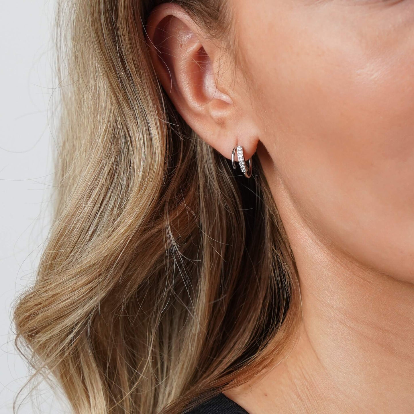 Pendientes Dobles de Cristal