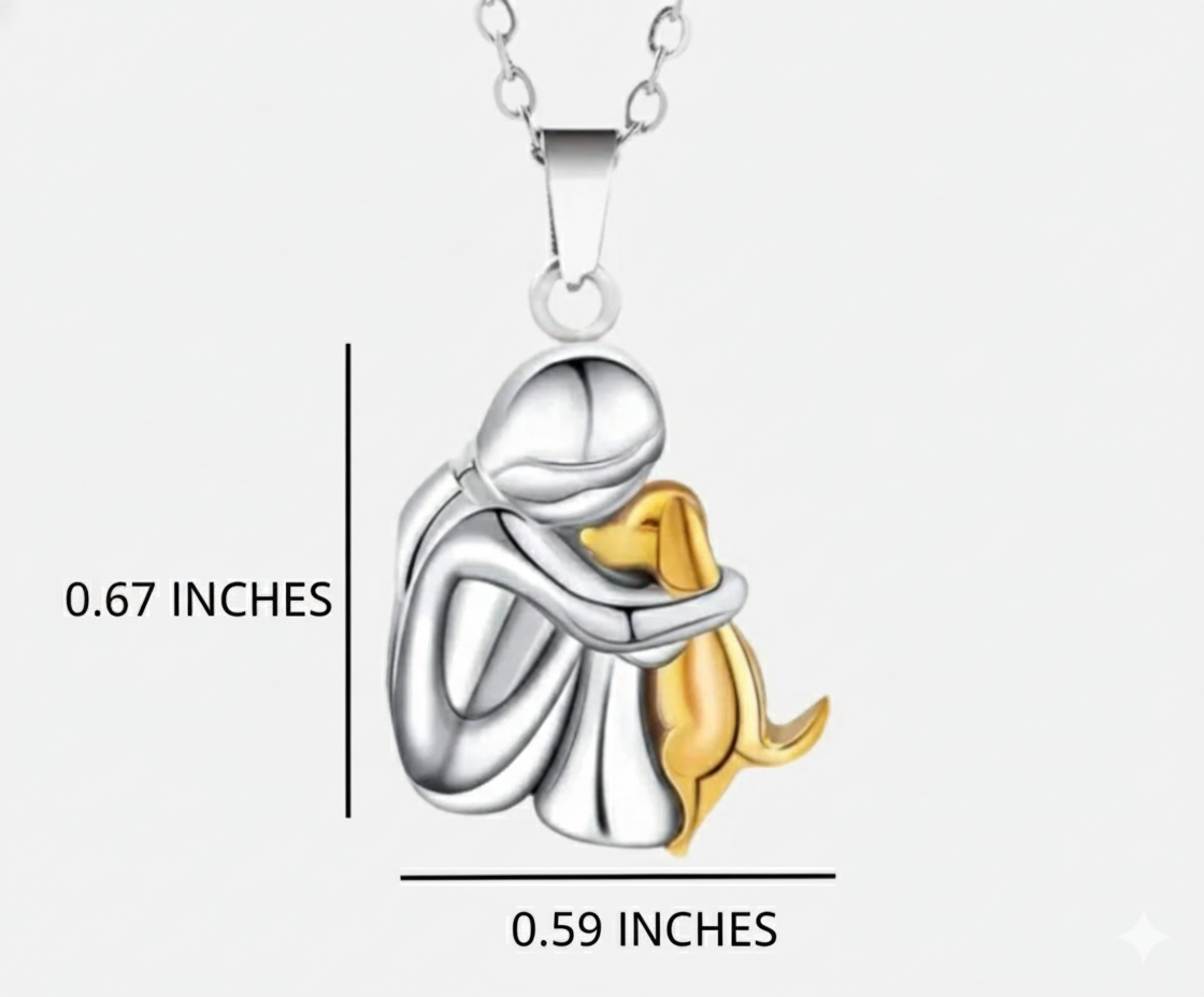 Olivia | Collar con colgante en forma de perro