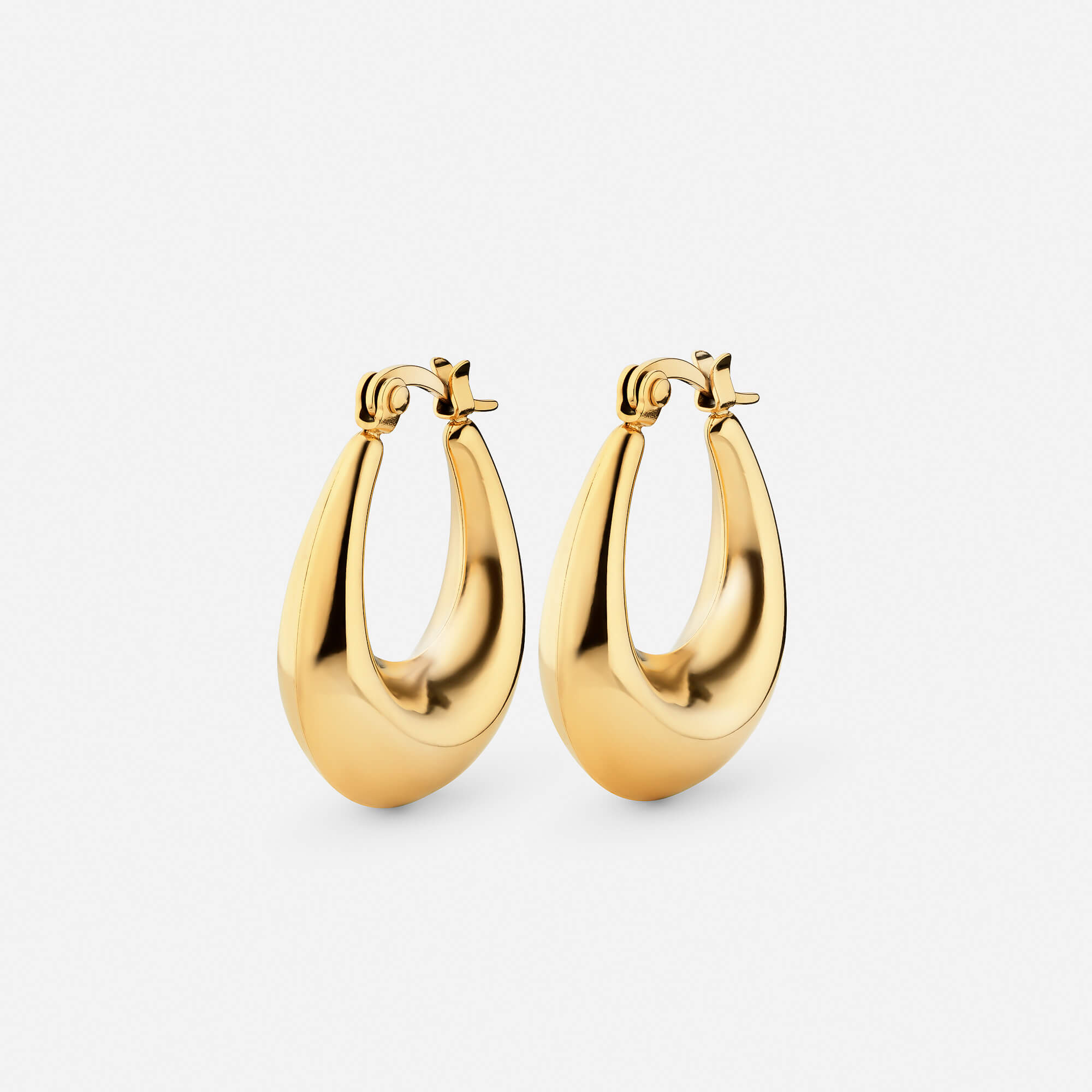 Pendientes de aro colgantes