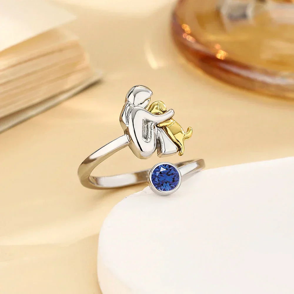 Rose | Anillo con Ícono de Perro