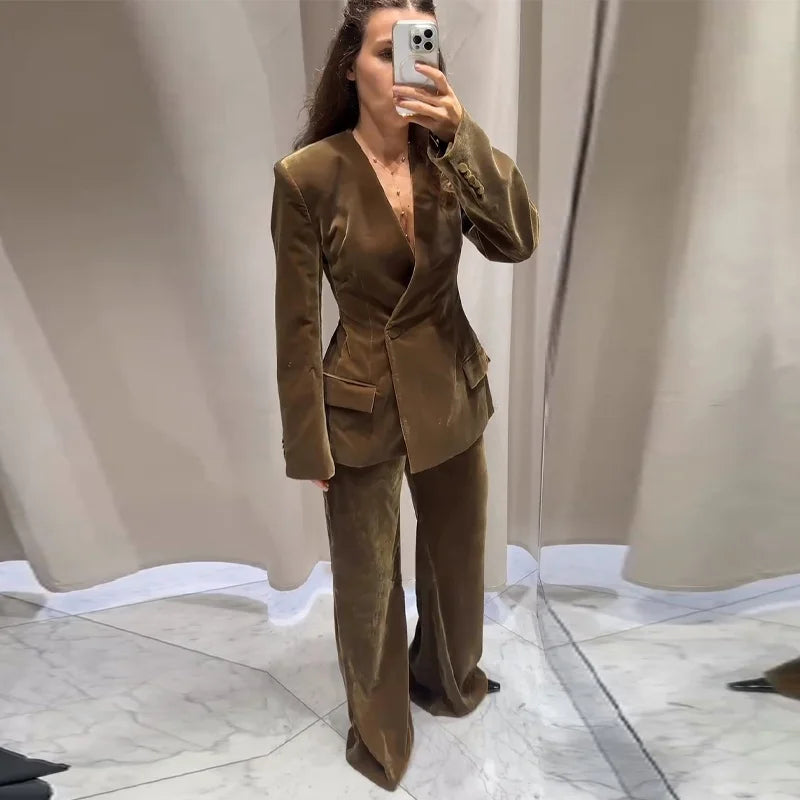 Luna| Conjunto de Blazer y Pantalón