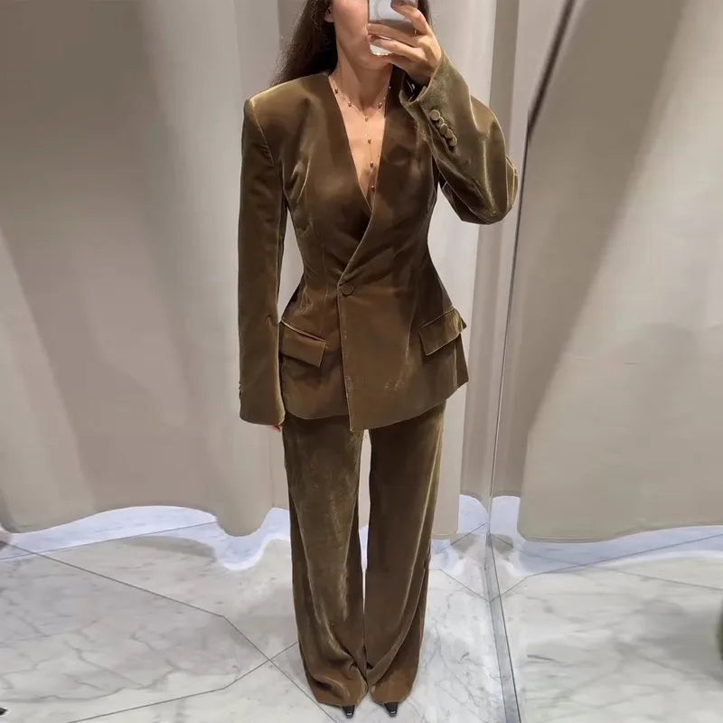 Luna| Conjunto de Blazer y Pantalón