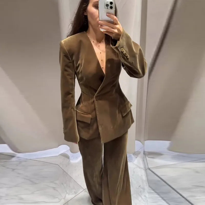 Luna| Conjunto de Blazer y Pantalón