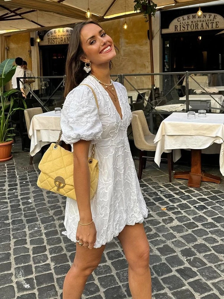 LUZ | Vestido mini bordado