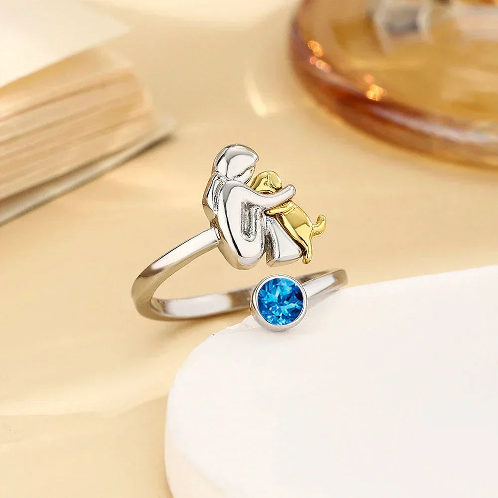 Rose | Anillo con Ícono de Perro
