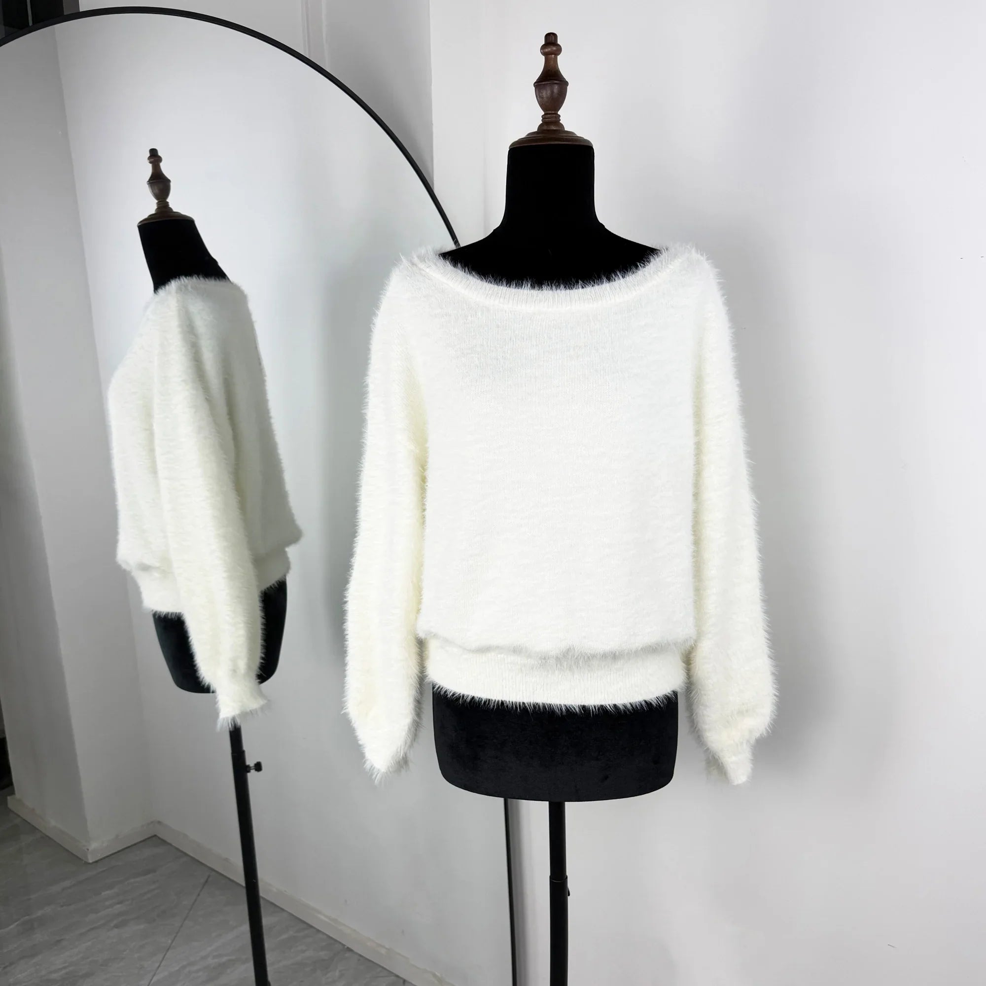 Andrea |Jersey Holgado de felpa
