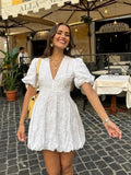 LUZ | Vestido mini bordado