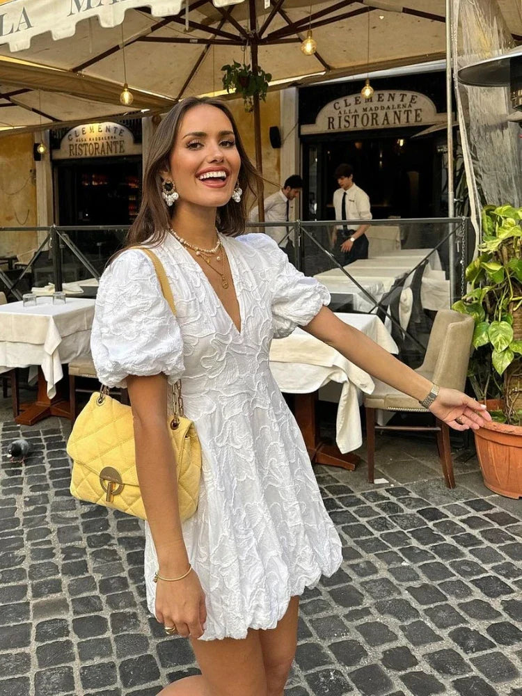 LUZ | Vestido mini bordado
