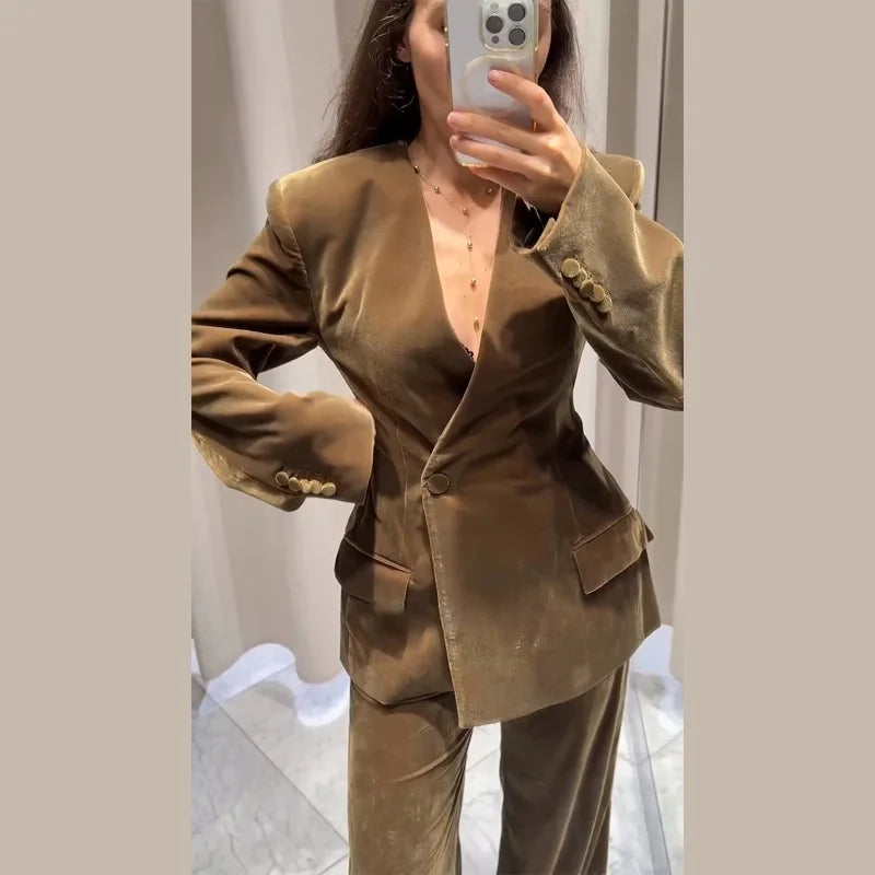 Luna| Conjunto de Blazer y Pantalón