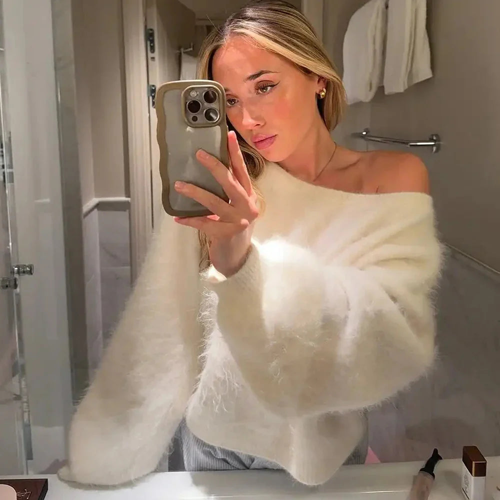 Andrea |Jersey Holgado de felpa