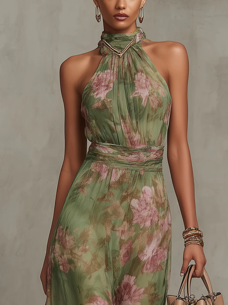 Cali | Vestido verde oliva