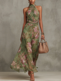 Cali | Vestido verde oliva