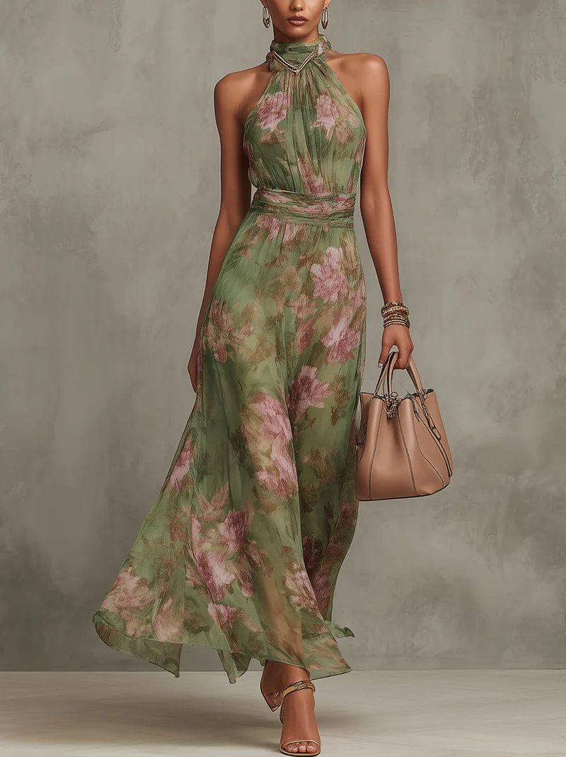 Cali | Vestido verde oliva