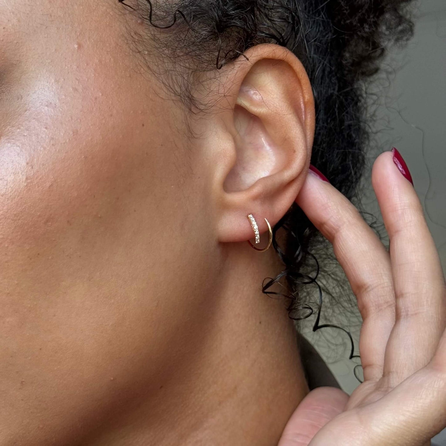 Pendientes Dobles de Cristal