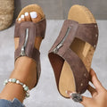 Sara | Sandalias ortopédicas con tacón de cuña