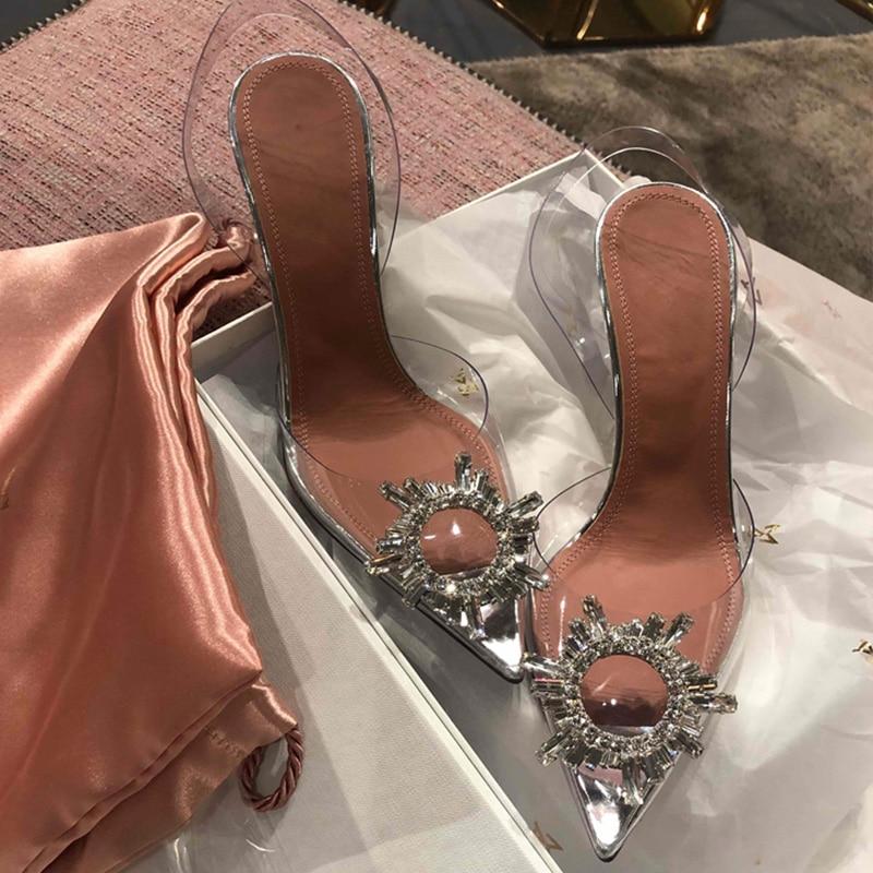Monica |Tacones altos de cristal