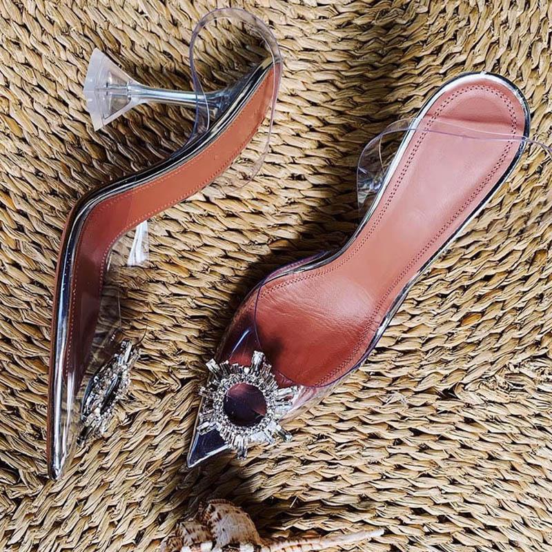 Monica |Tacones altos de cristal