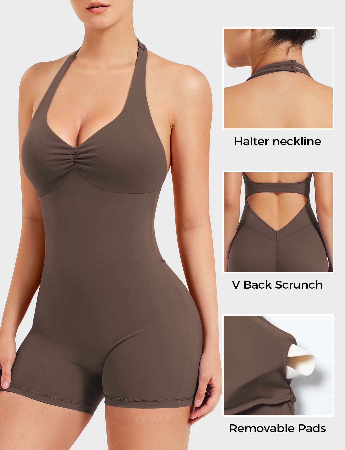 JOCELINE | Mono Halter Sin Espalda
